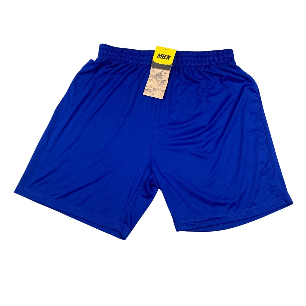 MIER Sports Series Gym Shorts Mens‎ Royal Blue Mens Size L NWT NEW